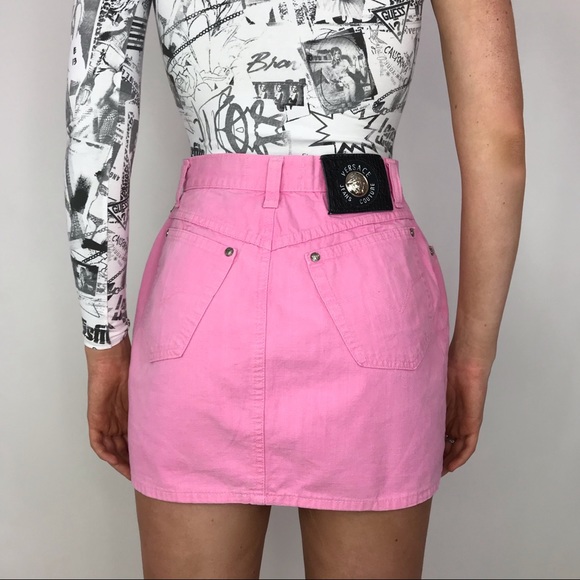 Versace Jeans Barbie Pink Skirt - Picture 3 of 7